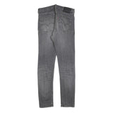 LEVI'S 510 BIG E Mens Slim Grey Denim Jeans W31 L31 Classic Zip Cotton Blend