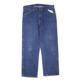 DICKIES Mens Regular Fit Blue Denim Jeans W36 L30 Cotton Blend Zip Pocket