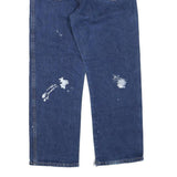 DICKIES Mens Regular Fit Blue Denim Jeans W36 L30 Cotton Blend Zip Pocket