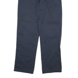 DICKIES Mens Regular Fit Navy Blue Regular Leg Trousers W32 L32 Workwear Casual