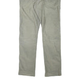 DIESEL Mens Slim Cotton Blend Green Zip Trousers W32 L31 Stylish Casual Fit