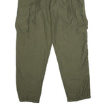 IXOS BEYOND Mens Olive Relaxed Cargo Trousers W36 L30 Zip Polyamide Casual