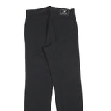 VERSACE JEANS COUTURE Womens Black Regular Fit Straight Trousers W34 L34 Stylish