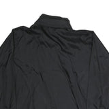 REEBOK Mens Black Jacket S Polyester Blend Plain Zip Closure Lightweight Casual
