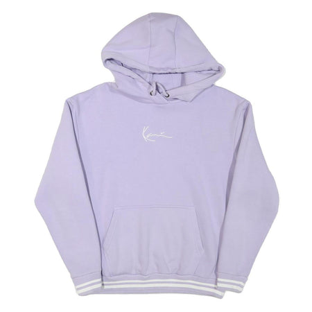 KARL KANI Mens Lilac Hoodie M Cotton Blend Pullover Casual