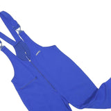 ADIDAS Womens Blue Dungarees Slim Polyester Blend S W31 L19 Stretch Zip