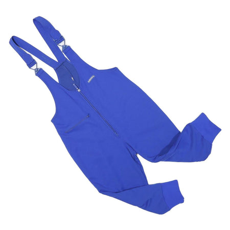 ADIDAS Womens Blue Dungarees Slim Polyester Blend S W31 L19 Stretch Zip