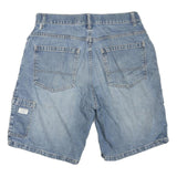 GAP Mens Denim Blue Casual Shorts Size M W34 Cotton Blend Relaxed Fit
