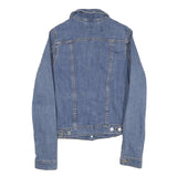 LEVI'S Mens Blue Denim Jacket S Cotton Classic Button Closure Casual Stylish