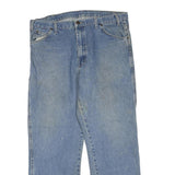 DICKIES Mens Regular Fit Blue Denim Jeans W38 L30 Classic Cotton Blend Zip