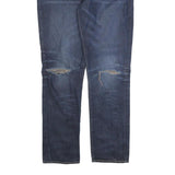 LEVI'S 511 Slim Mens Jeans Blue Slim Skinny Denim Medium W38 L32 Ripped