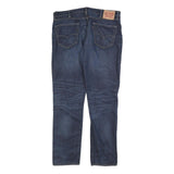 LEVI'S 511 Slim Mens Jeans Blue Slim Skinny Denim Medium W38 L32 Ripped