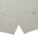 CALVIN KLEIN Mens Shorts Beige Cargo Plain XL W36 Cotton Blend Casual
