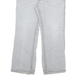 CARHARTT Mens Cotton Blend Grey Regular Fit Straight Leg Trousers W34 L29 Casual