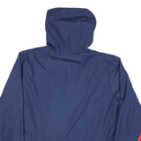 ADIDAS Mens Blue & Red Hooded Track Jacket M Nylon Zip Casual Sportswear