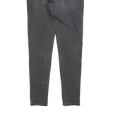 LEVI'S 710 Womens Slim Black Denim Raw Cotton Blend Jeans W28 L30 Skinny Fit