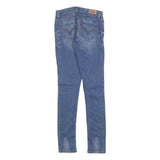 LEVI'S Womens Slim Blue Denim Slim Jeans 524 W24 L32 Stretch Cotton Blend