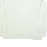 TOMMY HILFIGER Womens White Cotton Blend Crew Neck S Casual Pullover Sweatshirt