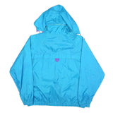 COLUMBIA Womens Blue Nylon Jacket XL Windbreaker Hooded Zip Outdoor Sports