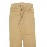 WRANGLER Womens Regular Beige Denim Cotton Jeans W30 L30 Classic Zip Pockets