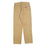 WRANGLER Womens Regular Beige Denim Cotton Jeans W30 L30 Classic Zip Pockets