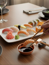 Anygleam Rose Gold Stainless Steel Sauce Dish Set – 2 Pcs Mini Tray Dipping Bowls for Kitchen