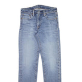 LEVI'S Mens Slim Blue Denim Jeans Cotton Blend Zip W28 L30 Classic Style