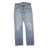 LEVI'S Mens Jeans Blue Regular Straight Denim Light W32 L32 Classic Cotton Zip