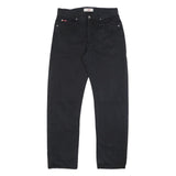 LEE COOPER Mens Regular Fit Black Denim Jeans Cotton W32 L34 Classic Zip Closure