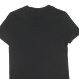 ADIDAS Womens Black & White Logo Graphic T-Shirt S Short Sleeve Crew Neck