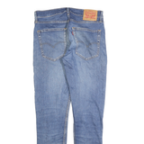 LEVI'S 512 Tapered Mens Jeans Blue Slim Cotton Blend W30 L32 Classic Zip Denim