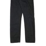 LEVI'S Mens Black Regular Fit Straight Denim Jeans W32 L32 Classic Cotton Blend