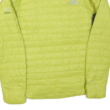 THE NORTH FACE Mens Yellow Lightweight Insulated Jacket M Polyester Blend Zip