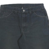DICKIES Mens Shorts Black Casual M W32 Workwear Cotton Blend Durable