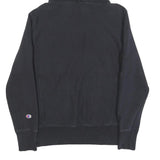 CHAMPION REVERSE WEAVE Mens Black Pullover Hoodie M Black Logo Casual Streetwear