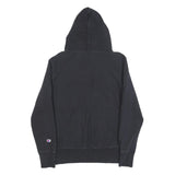 CHAMPION REVERSE WEAVE Mens Black Pullover Hoodie M Black Logo Casual Streetwear