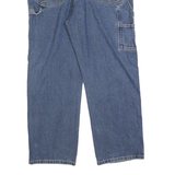 DICKIES Mens Blue Regular Fit Straight Leg Denim W40 L30 Casual Workwear Jeans