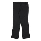 DICKIES Womens Cotton Blend Black Relaxed Straight Trousers W32 L30 Workwear