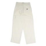 HERE & THERE Womens Polyester Blend Beige Regular Cargo Trousers W28 L30 Casual