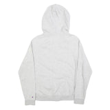 CHAMPION Mens Grey Zip Up Hoodie M Cotton Blend Casual Sweatshirt