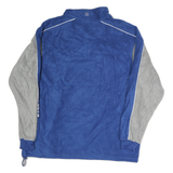 NFL Mens Blue & Grey Zip Jacket L Polyester NFL Logo Casual Sportswear