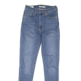 LEVI'S Womens Slim Blue Denim Jeans W27 L29 Cotton Blend Zip Skinny Fit Classic