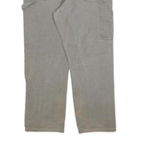DICKIES Mens Regular Fit Grey Cotton Blend Jeans W36 L32 Workwear Classic