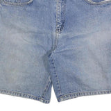 CZ BASICS Mens Shorts Blue Denim XL W38 Casual Cotton Blend Relaxed Fit