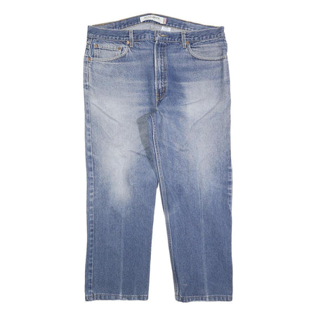 LEVI'S 505 Mens Jeans Blue Regular Straight Denim Medium W40 L27 Classic Zip