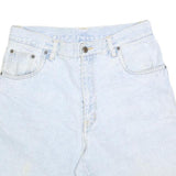 BUGLE BOY Mens Light Blue Denim Casual Shorts M W30 Classic Fit Cotton Blend