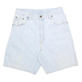 BUGLE BOY Mens Light Blue Denim Casual Shorts M W30 Classic Fit Cotton Blend