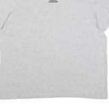 ADIDAS Mens Grey Crew Neck Short Sleeve T-Shirt 2XL Cotton Blend Casual