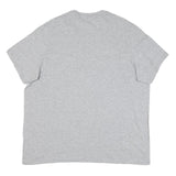ADIDAS Mens Grey Crew Neck Short Sleeve T-Shirt 2XL Cotton Blend Casual
