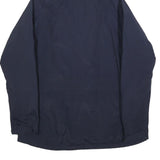 COLUMBIA Womens Navy Blue Outdoor Jacket XL Polyester Blend Zip Hooded Plain